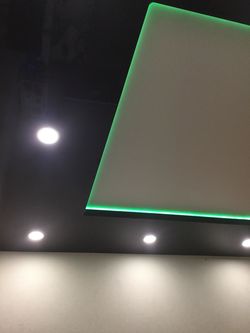 Новый профиль для двухуровневых потолков с возможностью установки подсветки (F94)